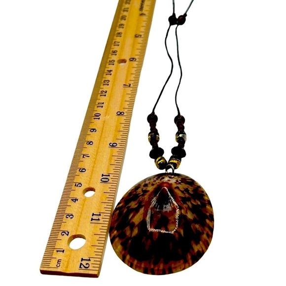 Handmade Beaded Necklace With Yellow Flower Accents - Tropical Hippie Perfection - Picture 8 of 10